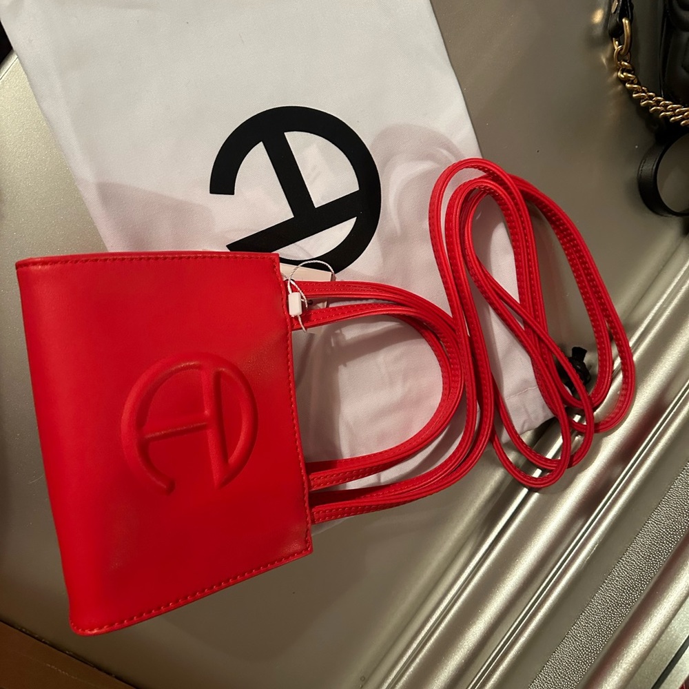 Red small Telfar Bag